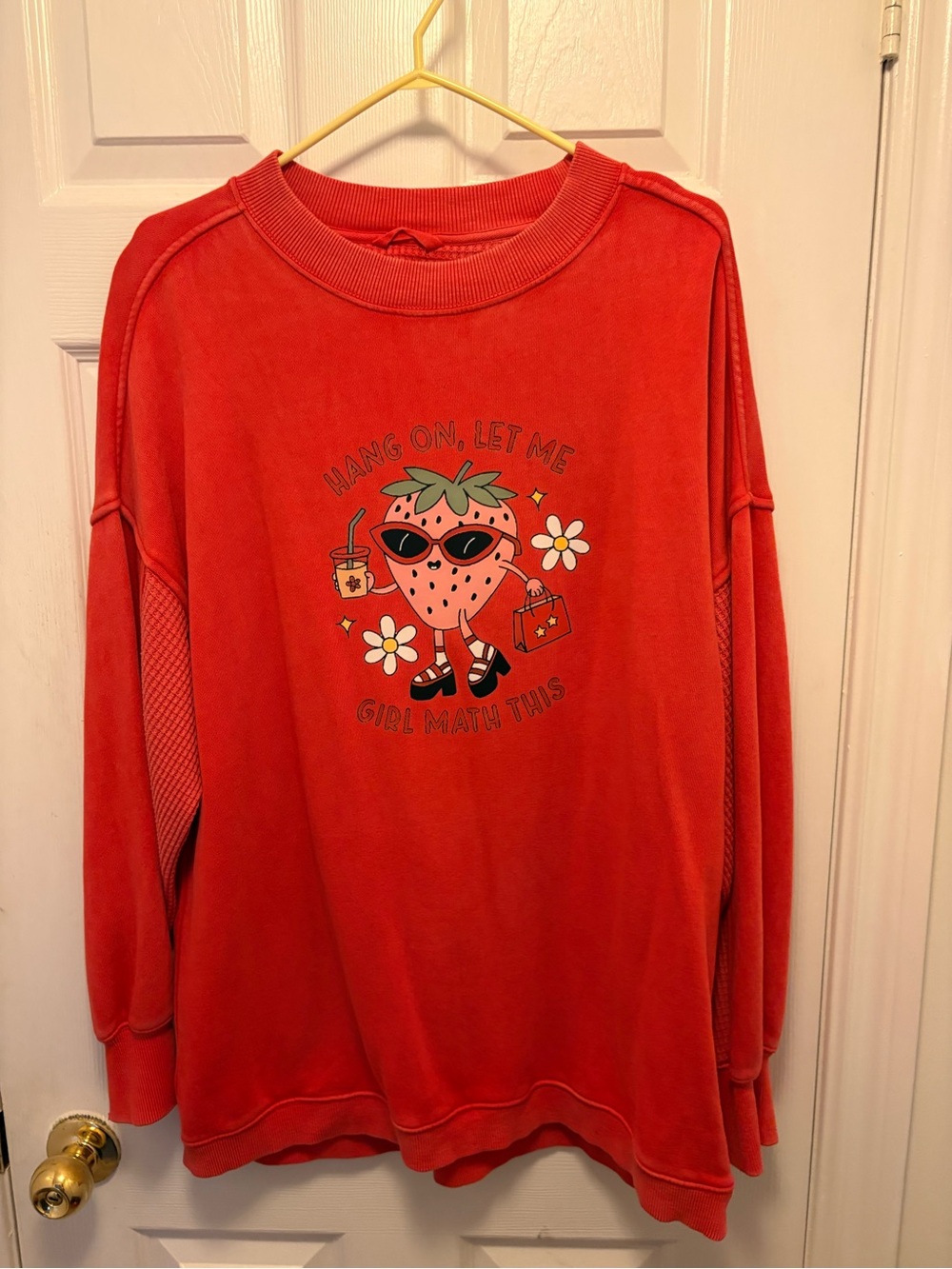 Handmade “Hang On Let Me Girl Math This” Crewneck (Aerie)